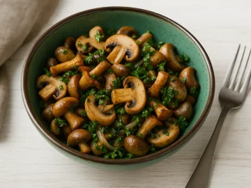 Brandenburger Pilzpfanne mit Kräutern nach DDR-Rezept