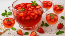 Erdbeerbowle nach DDR-Rezept: Ein fruchtig-spritziger Klassiker für Silvester