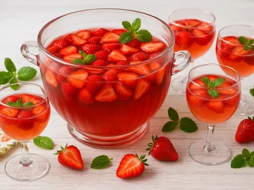 Erdbeerbowle nach DDR-Rezept: Ein fruchtig-spritziger Klassiker für Silvester