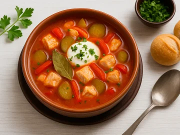 Fischsoljanka nach DDR-Rezept: Eine deftige und herzhafte Suppe