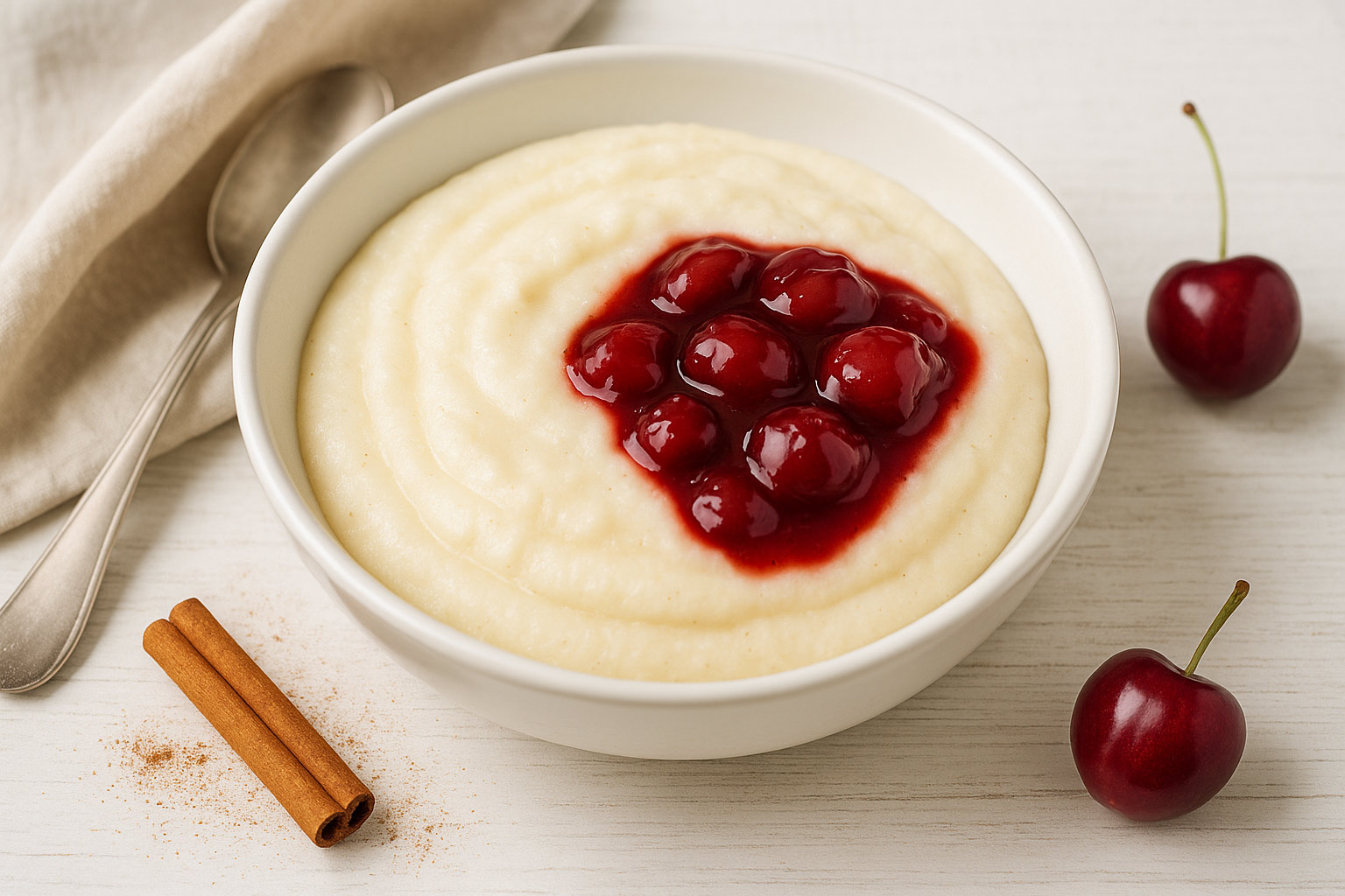Grießbrei mit Kompott nach DDR-Rezept