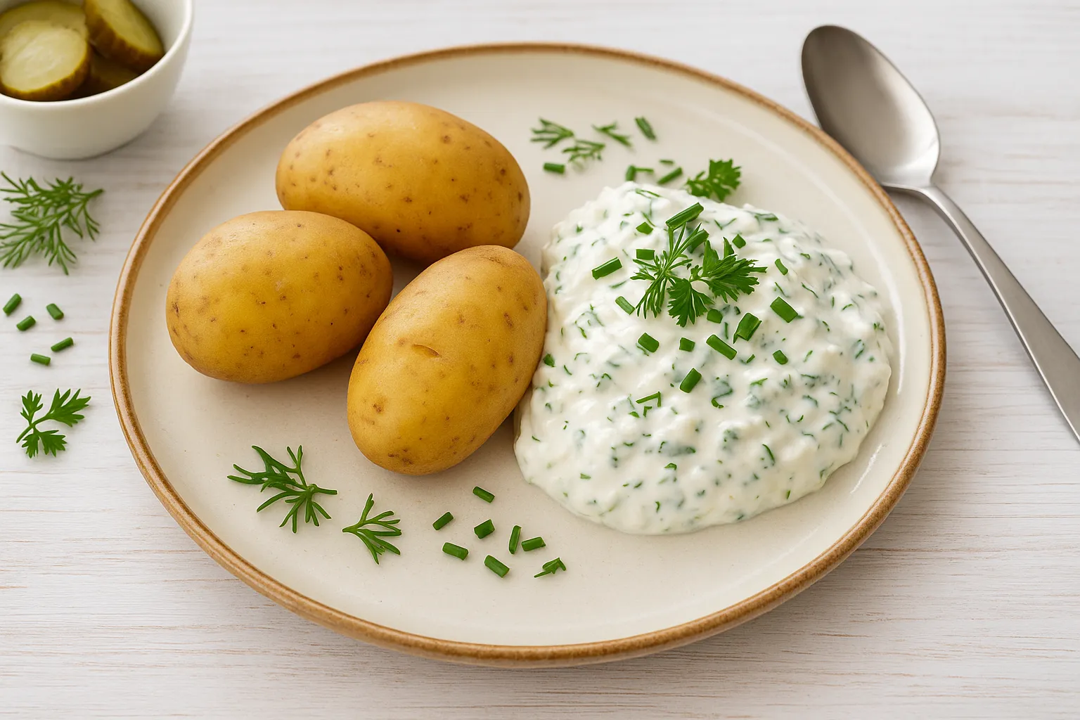 Pellkartoffeln mit Quark: Ein traditioneller Klassiker der ostdeutschen Küche