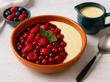 Rote Grütze mit Vanillesoße nach DDR-Rezept: Ein fruchtig-süßer Klassiker