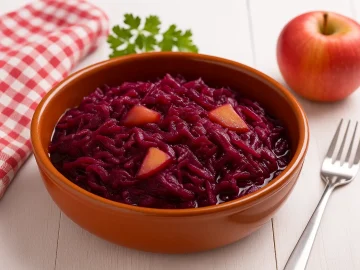Sächsischer Rotkohl mit Äpfeln