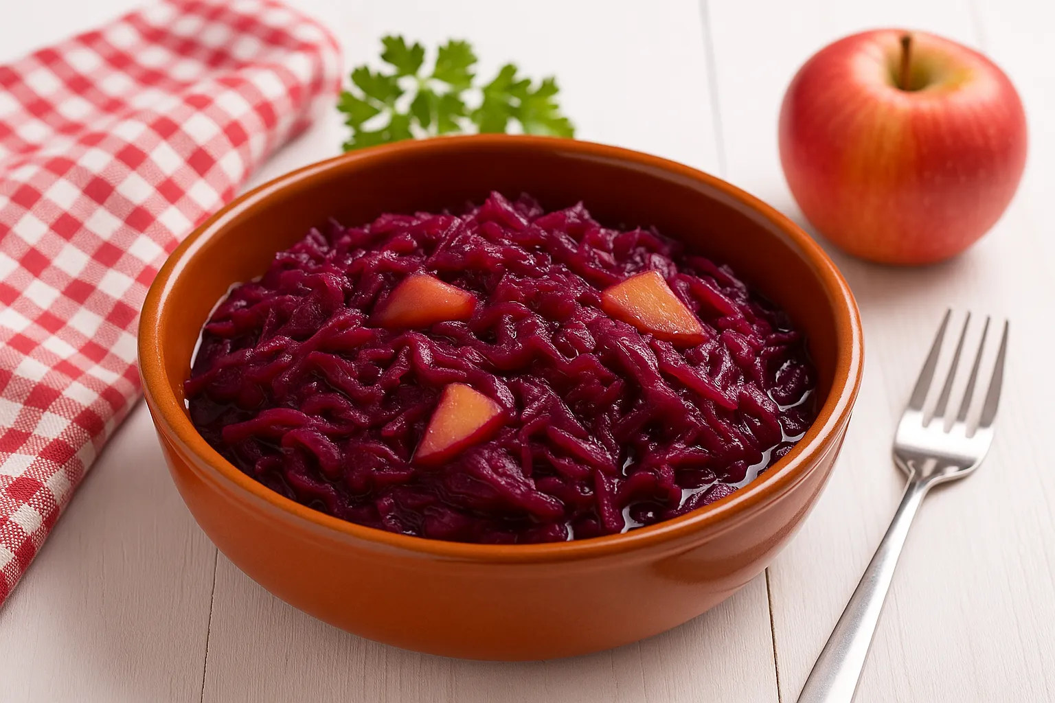 Sächsischer Rotkohl mit Äpfeln
