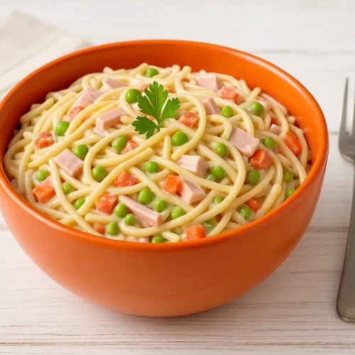 Spaghettisalat aus der DDR: Ein Klassiker der ostdeutschen Küche