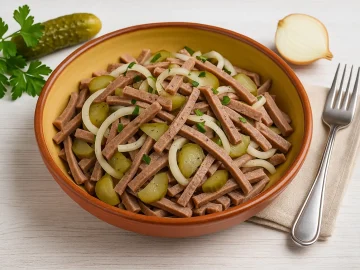 Rindfleischsalat nach DDR-Rezept: Ein deftiger Klassiker für jede Jahreszeit
