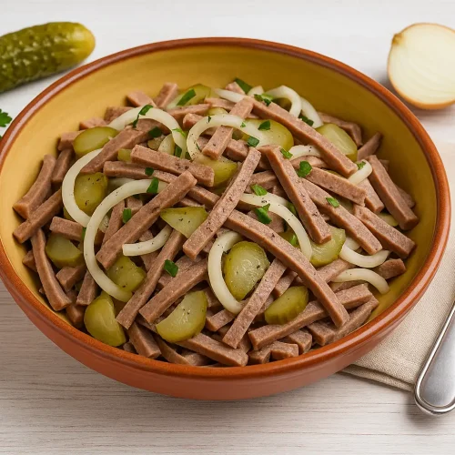 Rindfleischsalat nach DDR-Rezept: Ein deftiger Klassiker für jede Jahreszeit