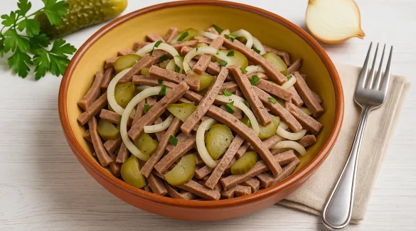 Rindfleischsalat nach DDR-Rezept: Ein deftiger Klassiker für jede Jahreszeit