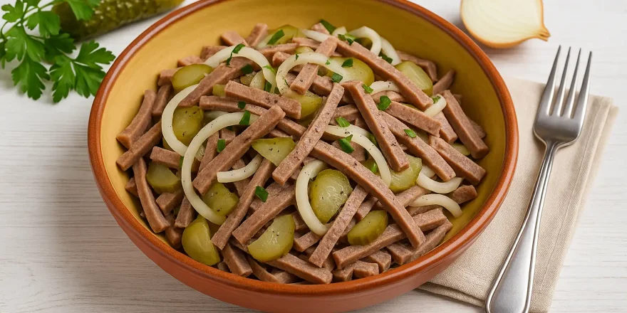 Rindfleischsalat nach DDR-Rezept: Ein deftiger Klassiker für jede Jahreszeit