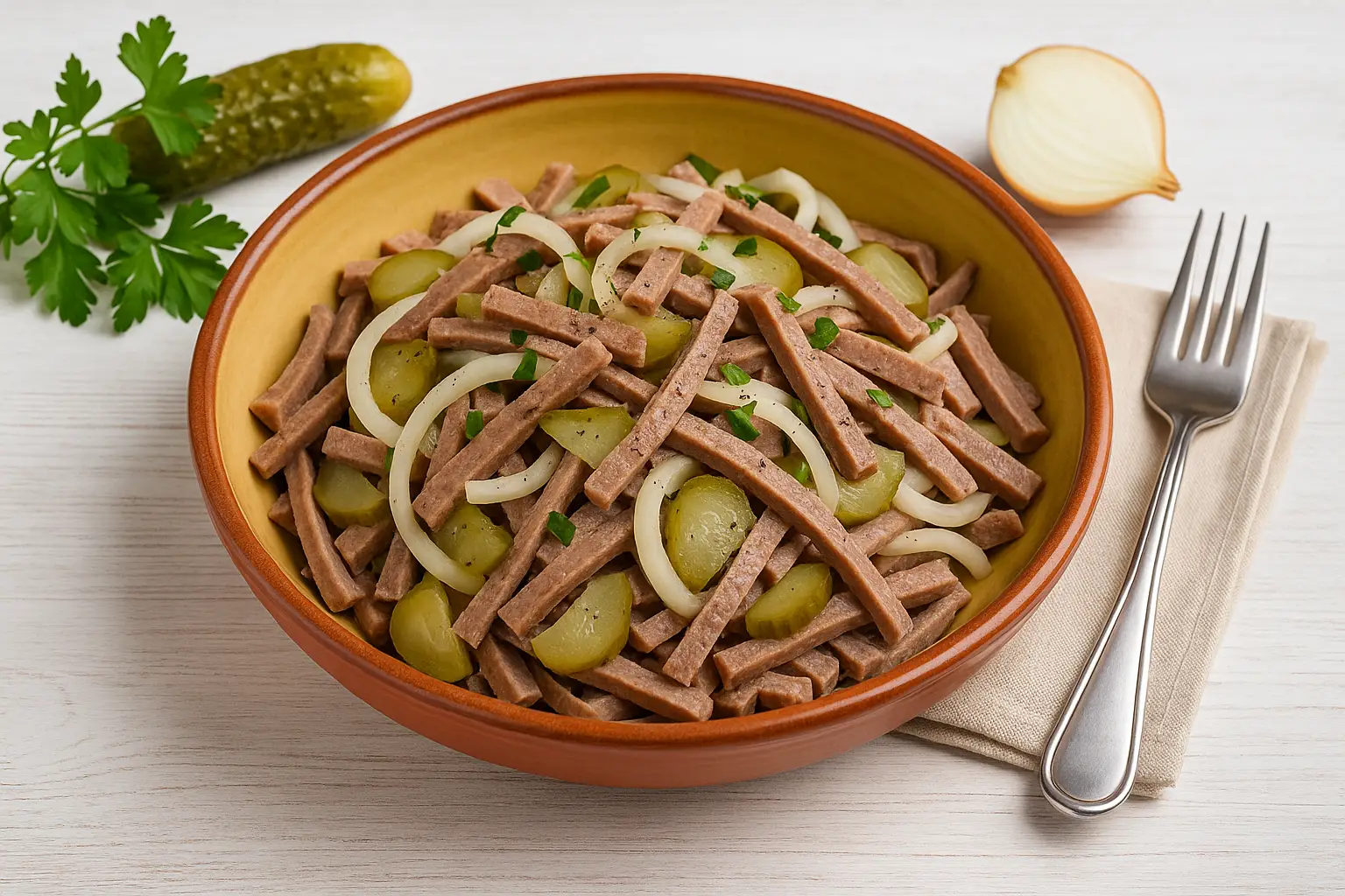 Rindfleischsalat nach DDR-Rezept: Ein deftiger Klassiker für jede Jahreszeit